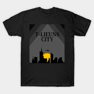 t-lieuns sunset city T-Shirt